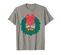 Chip'n'Dale Navidad Wreath Camiseta