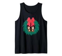Chip'n'Dale Navidad Wreath Camiseta sin Mangas