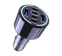 CHIPOFY Cargador de coche USB C de 300 W, 6 puertos (4 USB C + 2 USB A) a PD3.1 140 W PPS 45 W QC 60 W adaptador de coche de carga ultra rápida para MacBook Laptop iPhone 16 15 Pro Max iPad Galaxy S25