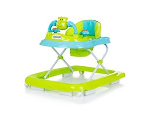 Chipolino, Andador Little Cow Ruedas Stopper Altura ajustable Música Luz, Color:Verde