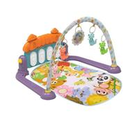 Chipolino Arco de juegos Zoo Party, manta para gatear, juguete colgante, luz, color: púrpura