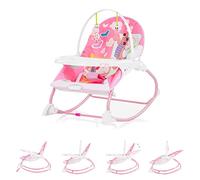 Chipolino Baby Bouncer Enjoy - Silla con función de swing, función musical, arco de juego, colores: rosa