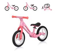 Chipolino, Bicicleta de ejercicio plegable x 12 pulgadas ajustable en altura y plegable, color: rosa