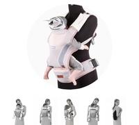 Chipolino, Bobby Fly 3 en 1 - Riñonera para asiento de caderas, color rosa