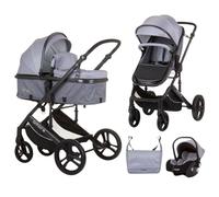 CHIPOLINO.Carrito de Bebé Trío convertible AMORE hasta 22 kg (ASH GREY)