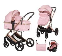 CHIPOLINO.Carrito de Bebé Trío convertible AMORE hasta 22 kg (FLAMINGO)