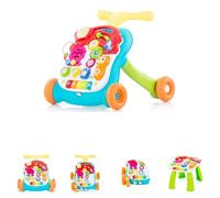 Chipolino Carro de aprendizaje 2 en 1, multi mesa de juegos, centro de juegos motrices, música, teléfono, color: multicolor