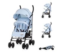 Chipolino Cochecito Milano Buggy hasta 22 kg, respaldo ajustable, plegable, color: azul