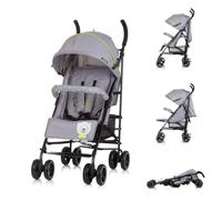 Chipolino Cochecito Milano, Buggy, hasta 22 kg, respaldo ajustable, plegable, color: gris