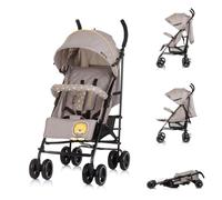Chipolino Cochecito Milano, Buggy, hasta 22 kg, respaldo ajustable, plegable, color: gris claro