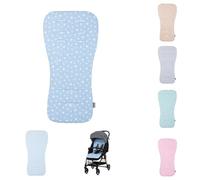 Chipolino - Protector de asiento universal para silla de paseo de algodón transpirable, color azul