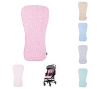Chipolino - Protector de asiento universal para silla de paseo de algodón transpirable, color rosa