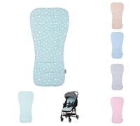 Chipolino - Protector de asiento universal para silla de paseo de algodón transpirable, color verde