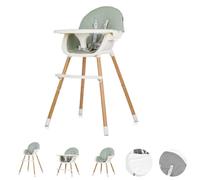 Chipolino, Rio 2 en 1 highchair, trona patas antideslizantes arnés, colores:verde