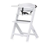 Chipolino Tip Top - Trona ajustable de madera, arnés para escaleras, colores: blanco