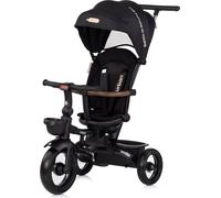 Chipolino Triciclo Triciclo Urban Manillar con luz Asiento Plegable y Giratorio, Color: Negro