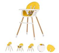 Chipolino, Rio 2 en 1 highchair, trona patas antideslizantes arnés, colores: amarillo blanco