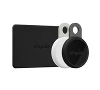 Chipolo LOOP - dispositivo de rastreo Bluetooth recargable para llaves | compatible con Buscar de Apple o con Localizador de Google, Llama tu móvil y Alertas Fuera de Alcance (2x LOOP + 1x CARD)