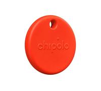 Chipolo POP Tracker Tag - Colorido, Compatible, rastreador Bluetooth Fuerte | con llamada a tu teléfono y alerta de fuera de rango, funciona con Find Hub en Google o Apple Find My (Rojo)