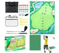 Chipping-Golf-Übungsmatte, Golf-Chipping-Spielset,Schlagen -Übungsmatten-Kit | Mehrzweck-Golfübungsmatte für Arbeitsbereich, den HOF, im Freien und zu Hause