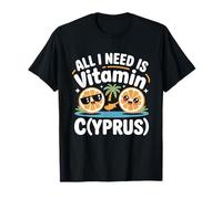 Chipre All I Need Is Vitamin Cyprus Bandera La Isla Chipre Camiseta