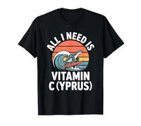 Chipre All I Need Is Vitamin Cyprus Bandera La Isla Chipre Camiseta