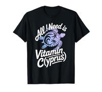 Chipre All I Need Is Vitamin Cyprus Bandera La Isla Chipre Camiseta