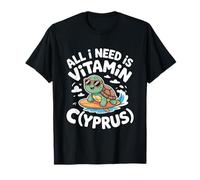 Chipre All I Need Is Vitamin Cyprus Bandera La Isla Chipre Camiseta