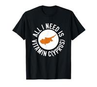 Chipre All I Need Is Vitamin Cyprus Bandera La Isla Chipre Camiseta