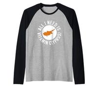 Chipre All I Need Is Vitamin Cyprus Bandera La Isla Chipre Camiseta Manga Raglan