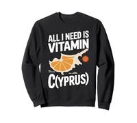 Chipre All I Need Is Vitamin Cyprus Bandera La Isla Chipre Sudadera