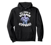Chipre All I Need Is Vitamin Cyprus Bandera La Isla Chipre Sudadera con Capucha