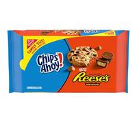 Chips Ahoy! Galletas con Reese's Tazas de cacahuetes Tamaño Familiar Paquete de 14,25 onzas, chip de chocolate, 1 conteo