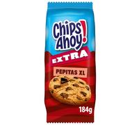 Chips Ahoy Galletas Cookies Extra Pepitas XL, 184g | Cookies con extra de pepitas de chocolate y textura crujiente, perfectas para meriendas y compartir