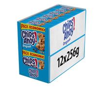 Chips Ahoy Galletas Cookies Originales Pepitas de Chocolate, Pack 12 x 256g | Cookies con irresistibles pepitas de chocolate perfectas para merendar y compartir