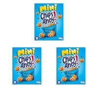 Chips Ahoy Mini Galletas Cookies, Dulces Pepitas de Chocolate, 160g (Paquete de 3)