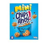 Chips Ahoy Mini Galletas Cookies, Dulces Pepitas de Chocolate, Paquete de 12 cajas de 160g