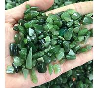 Chips cristalinas pulidas naturales de las gravas del jade verde para la decoración, verde, 5-7m m