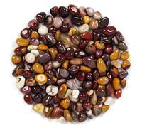 Chips de cristal de Jaspe Mookaite Piedra triturado natural de 500g, cristales curativos a granel, piedras preciosas de cristal triturado para manualidades, hermoso paquete para regalo