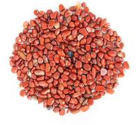 Chips de Cristal de Jaspe Rojo de 500g, Piedra triturado Natural, Cristales curativos a Granel, Piedras Preciosas de Cristal triturado para Manualidades, Hermoso Paquete para Regalo