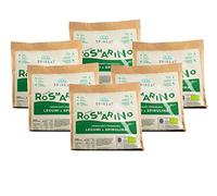 Chips de legumbres con Spirulina, formato 6 X 30g sabor ROMERO, alto contenido proteico, ecológico, sin freír, rico en fibra, harinas de legumbres ecológicas