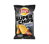 Chips de tomate Heinz | Lay's | Super Chips Heinz Tomate Ketchup | Peso total 215 gramos