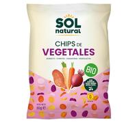 Solnatural Chips de Vegetales Aceite Oliva sin Gluten 80g