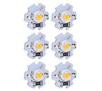 Chips LED de Alta Potencia de 1 W, Piezas de Iluminación de Aluminio de 200 LM para Accesorios de Iluminación de Bricolaje, Adecuados para Publicitaria, Semáforo, 25 Piezas de 5 V (luz