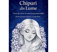 Chipuri din Lume - Carte de Colorat Grayscale pentru Adulți