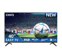 CHiQ 40D210M No Smart Easy Televisor LED FHD de 40 Pulgadas (100cm) | FHD, Modo Hotel, Dolby Audio, Triple Sintonizador (DVB-C/DVB-S/S2/DVB-T/T2), H.264,Ranura CI+, Sin Marcos,H.264,H.265