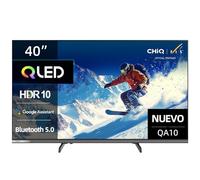 CHiQ 40QA10 40 Pulgadas (101cm) TV QLED Pro Smart TV - Diseño Sin Marco con Metal, 90% DCI-P3, HDR10, Dolby Audio, FHD, Control por Voz