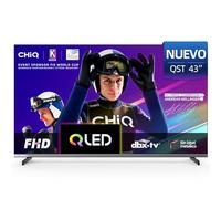 CHiQ L43QST 43 Pulgadas televisor QLED Pro Smart Google televisor - Diseño Sin Marco con Metal,HDR10, Dolby Audio, FHD, Control por Voz