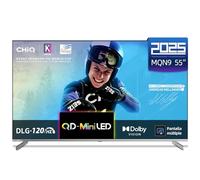 CHiQ M55QN9G 55 Pulgadas TV Smart 4K Mini QLED,Google TV 5.0 (Android 14), 60Hz MEMC & Local Dimming | Dolby Vision & Atmos,DLG 120Hz (Mejorado por Software),HDR10, Asistente de Goog,2025