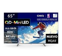 CHiQ M65QA9 65 Pulgadas TV Smart 4K Mini QLED, (Android 14),60Hz MEMC & Local Dimming,Dolby Vision & Atmos,DLG 120Hz* (Mejorado por Software),HDR10
